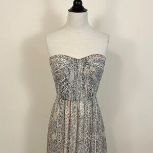 Twelfth Street by Cynthia Vincent Strapless Silk Maxi Dress